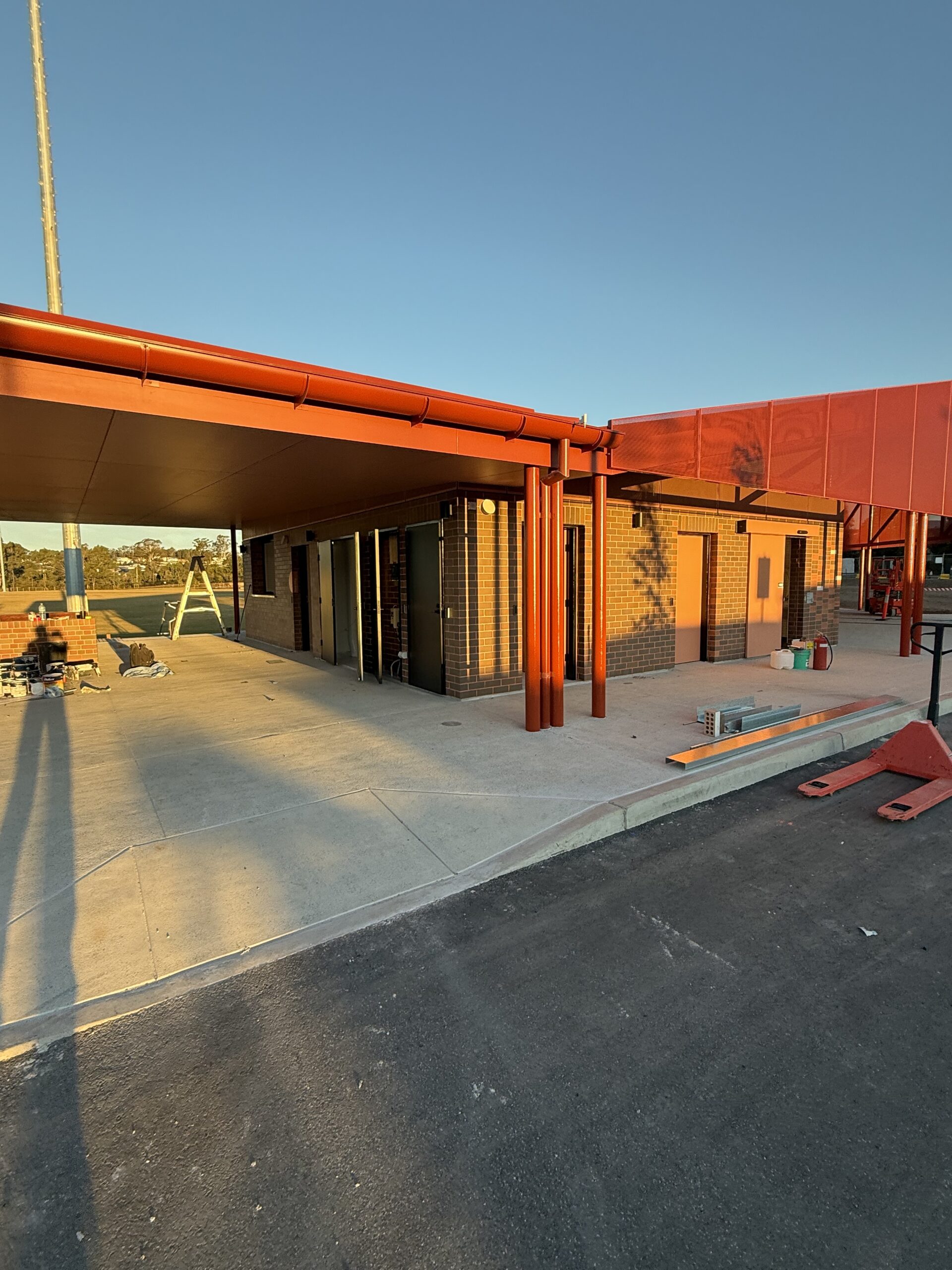Cricket Club Amenities Outside (after) 6