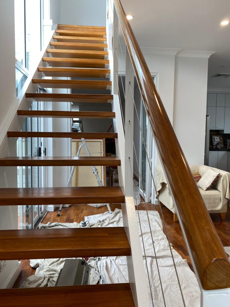 interior stairs after